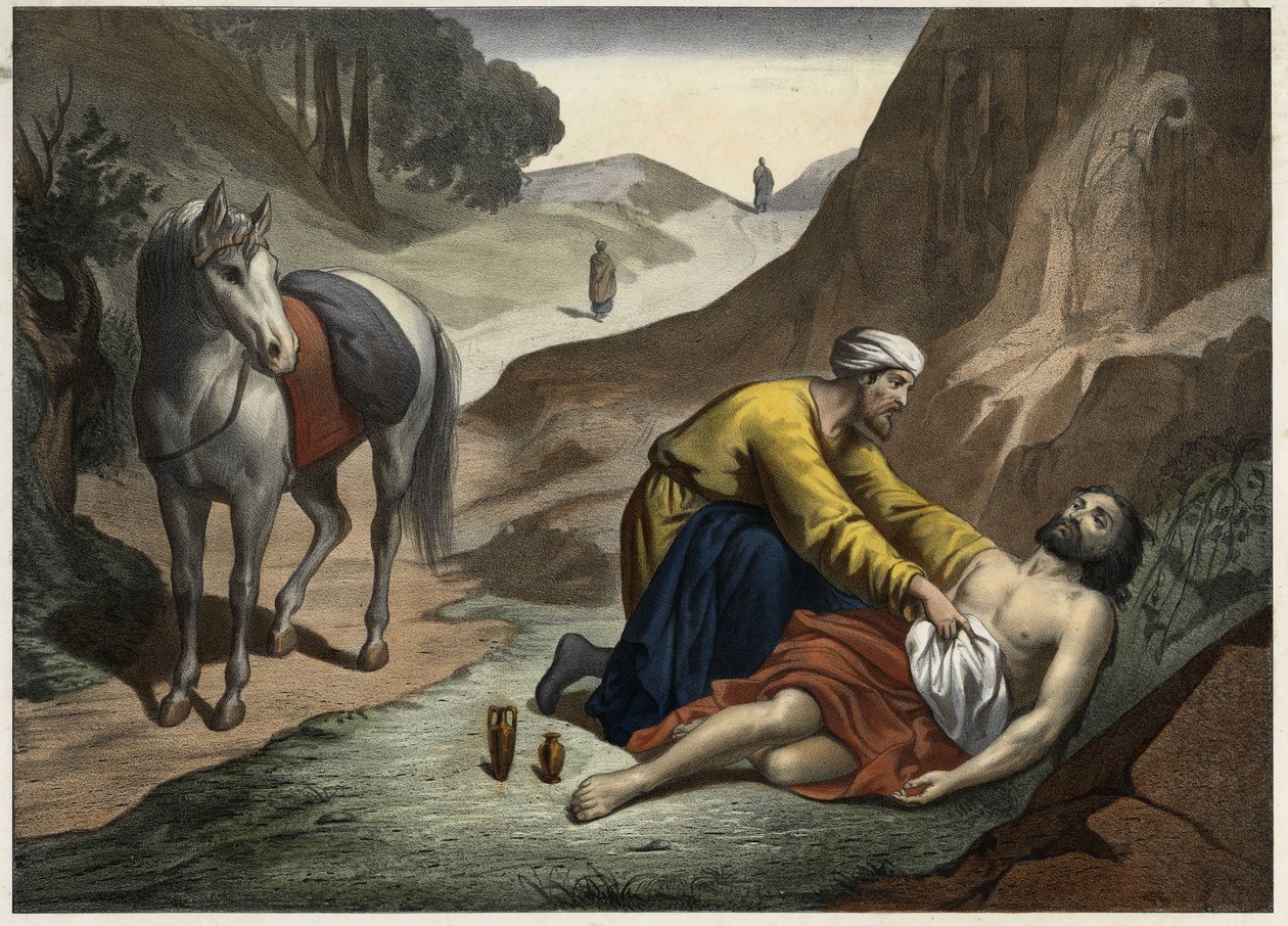 Parabole du Bon Samaritain : le Samaritain s