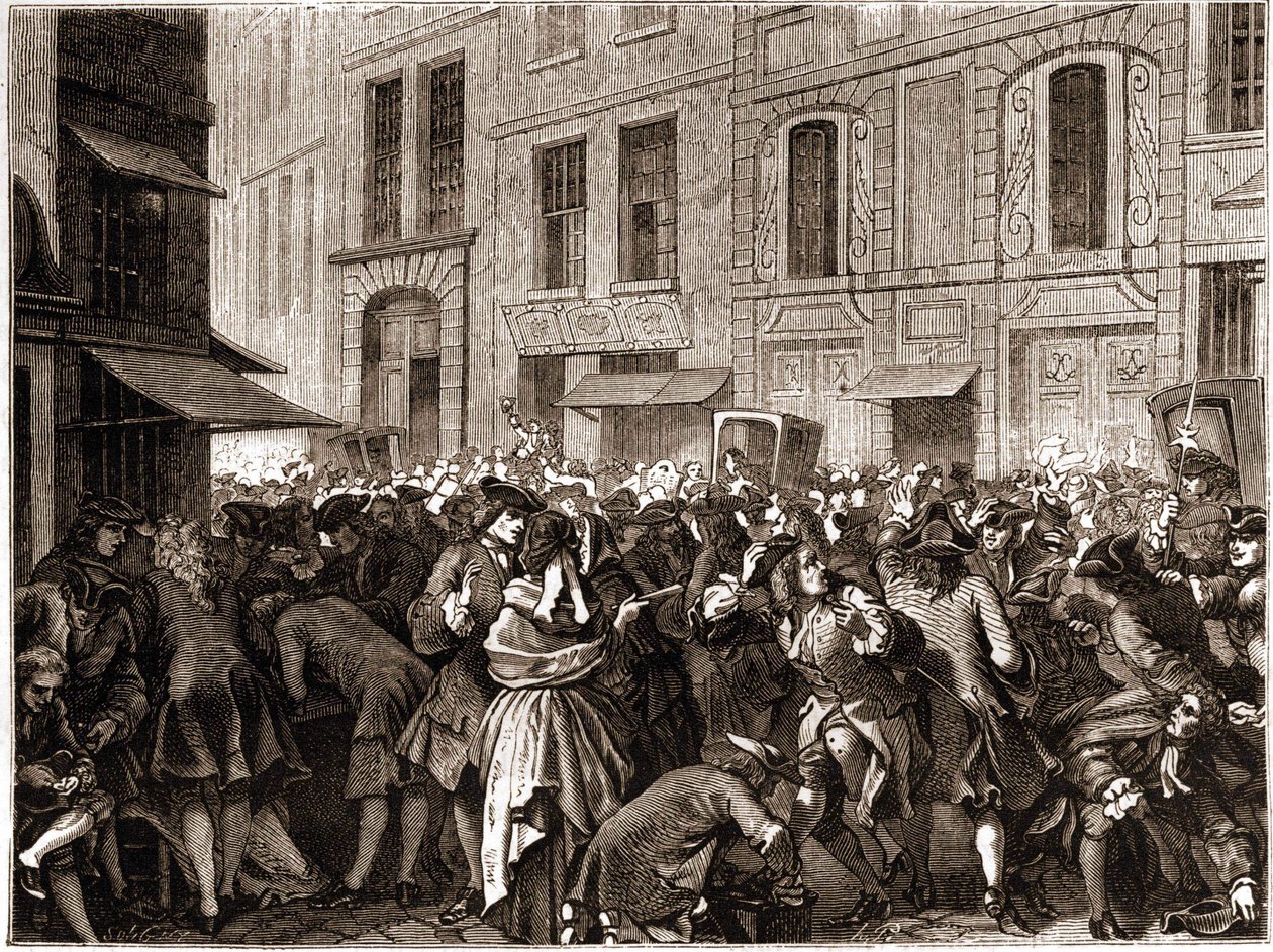 Paris IVe arrondissement - La rue Quincampoix en 1720 à l