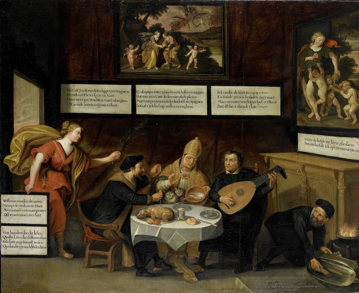 La Paix exhortant les Églises à la tolérance - Unknown artist