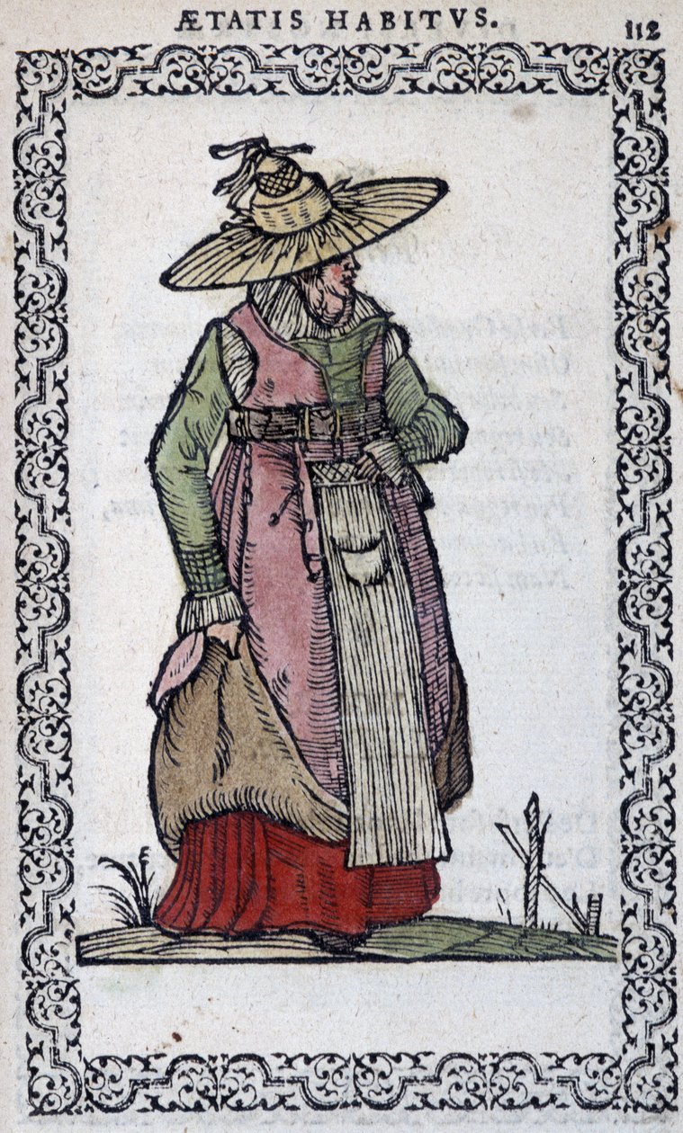 Femme du Piémont - dans « Habits et effigies » par Jean Sulperius - Unknown artist