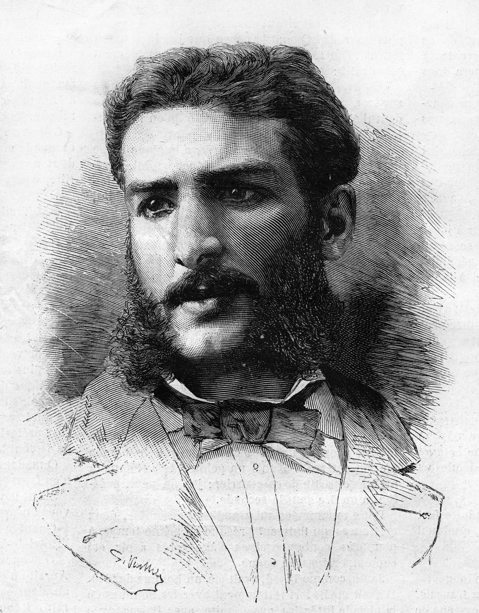 Pierre Savorgnan de Brazza (1852-1905), explorateur français en 1882 - Unknown artist