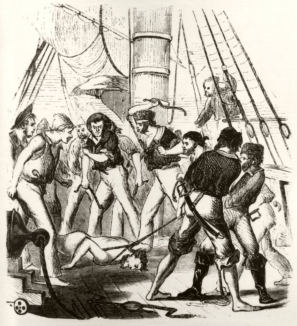 Pirates tourmentant George Withers - Unknown artist