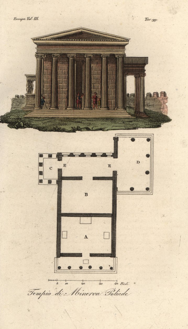 Plan et élévation de l