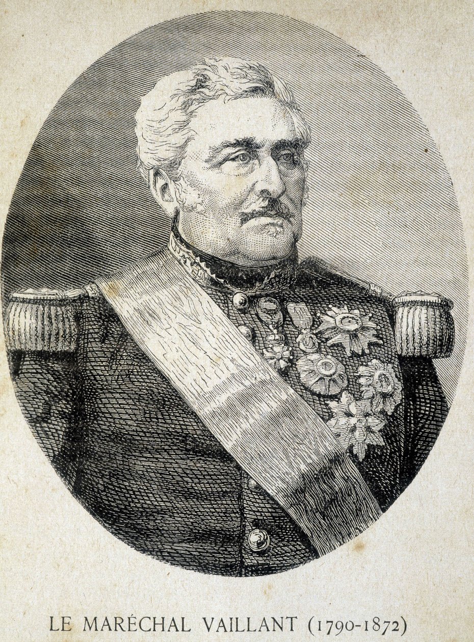 Portrait du Maréchal Vaillant (1790 - 1872) - dans « Les Contemporains », fin du 19ème siècle - Unknown artist