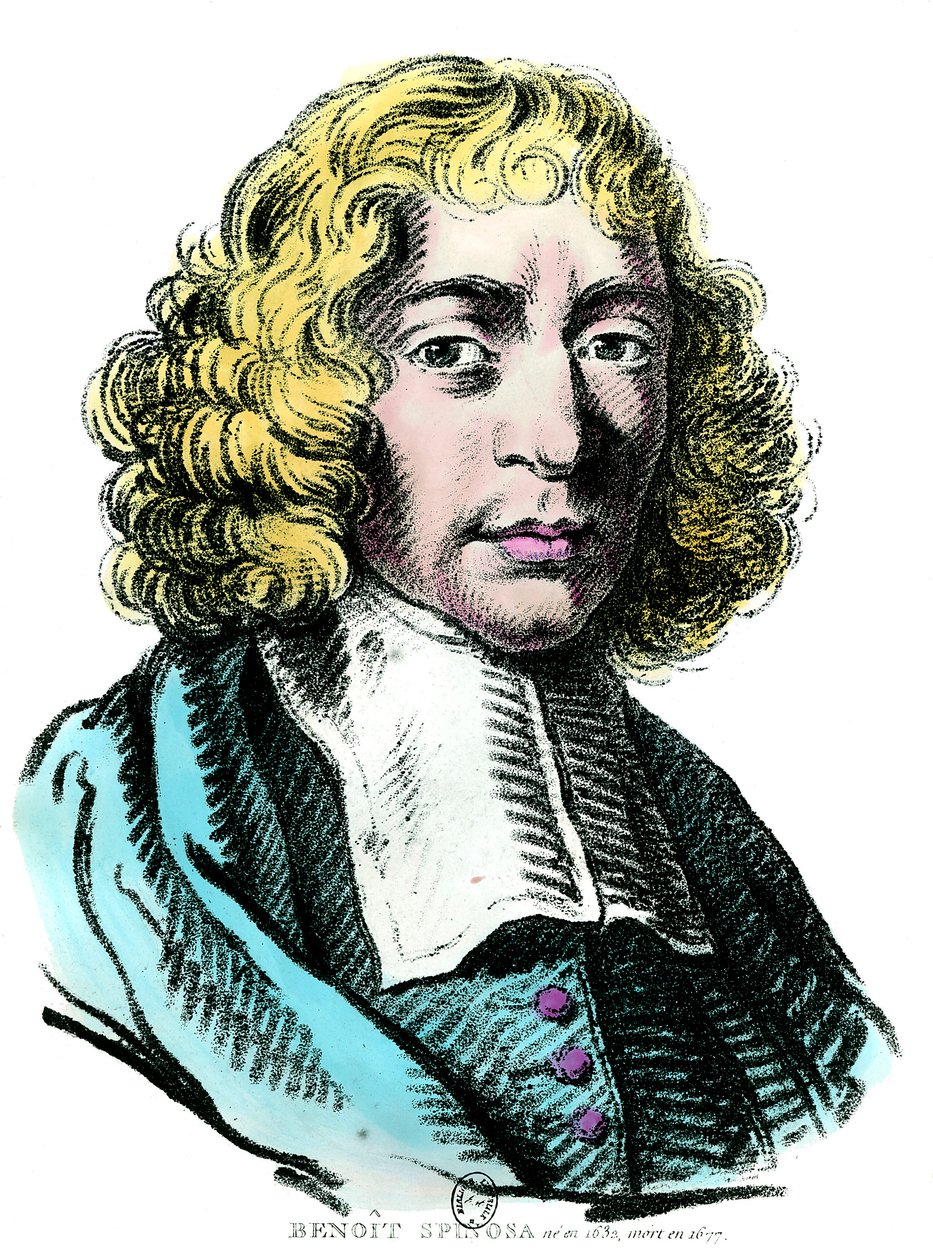 Portrait de Baruch de Spinoza (1632-1677), philosophe néerlandais - Unknown artist