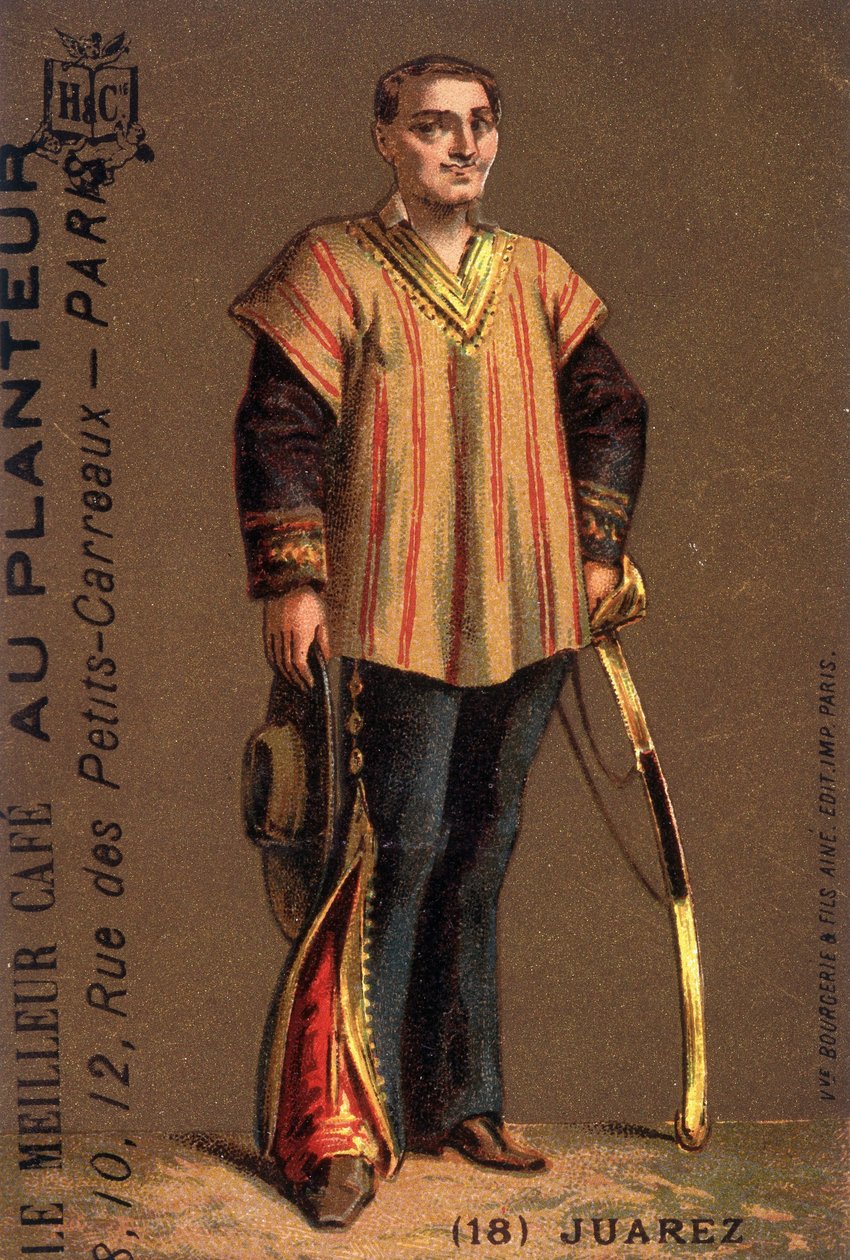 Portrait de Benito Juarez (1806-1872), homme politique mexicain - Unknown artist