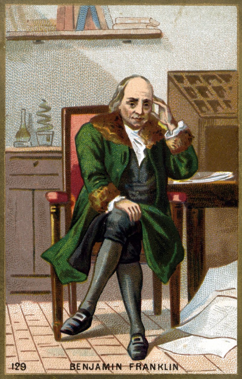 Portrait de Benjamin Franklin (1706 - 1790) - Unknown artist