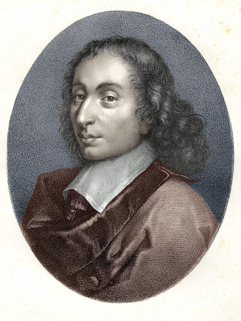 Portrait de Blaise Pascal (gravure du 19e siècle) - Unknown artist