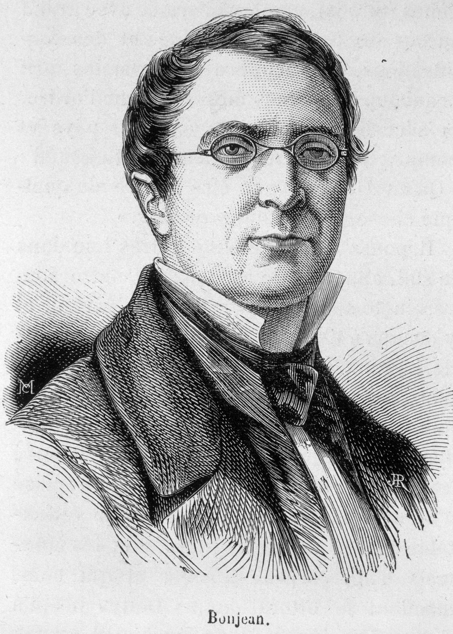 Portrait de Bonjean | Unknown artist | Estampe d'art