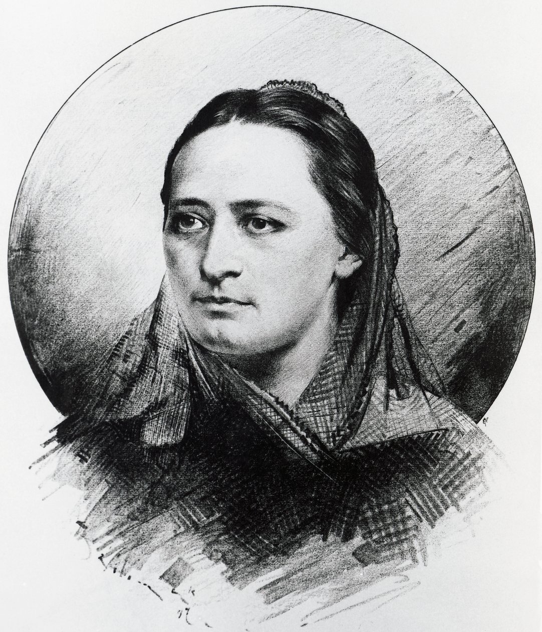Portrait de Bozena Nemcova - Unknown artist
