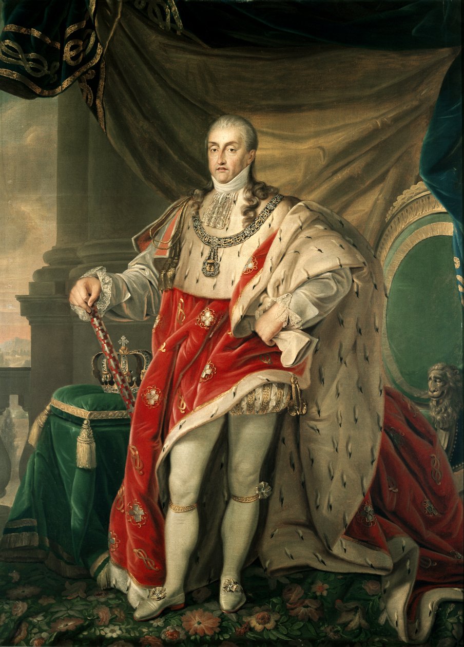 Portrait de Carlo Felice de Savoie (huile sur toile) - Unknown Artist