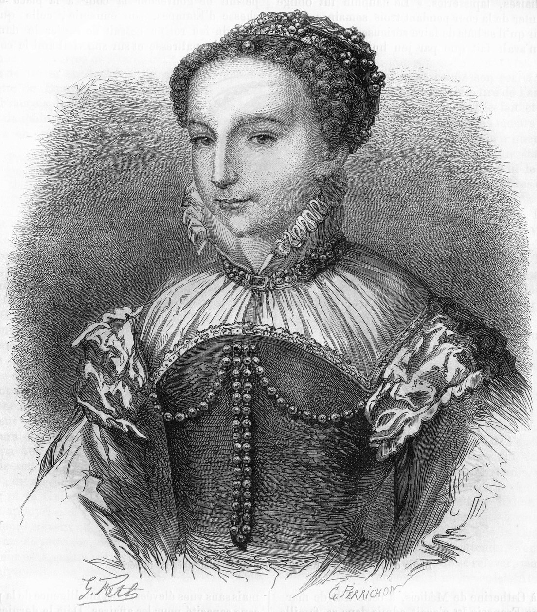 Portrait de Catherine de Médicis (Caterina de Medici) (1519-1589) épouse d
