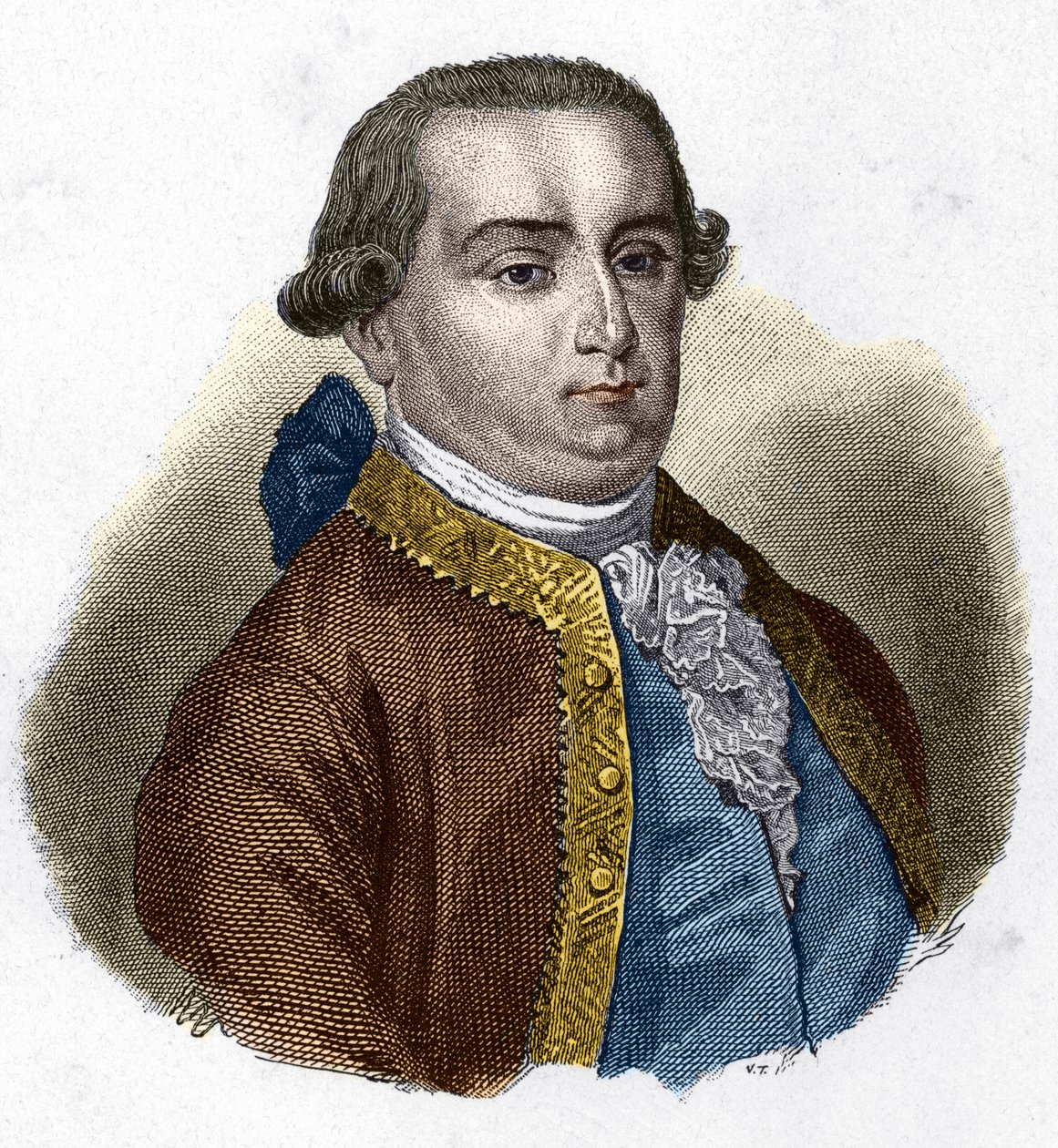 Portrait de Cesare Bonesana, Marquis de Beccaria (1738 - 1794), juriste italien - Unknown artist