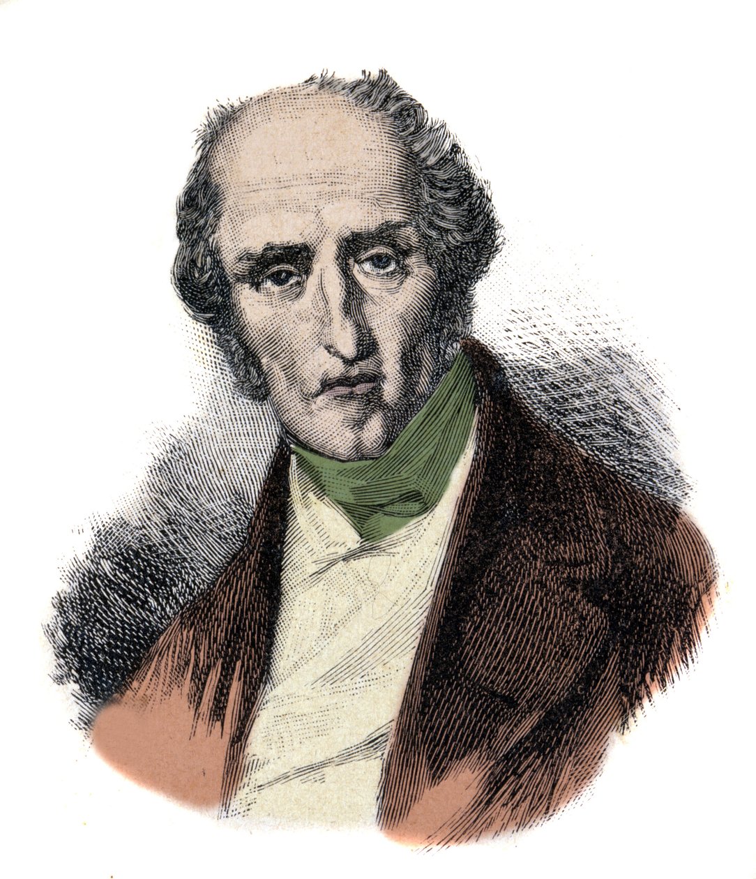 Portrait de Charles Fourier (1772-1837), théoricien socialiste français - Unknown artist