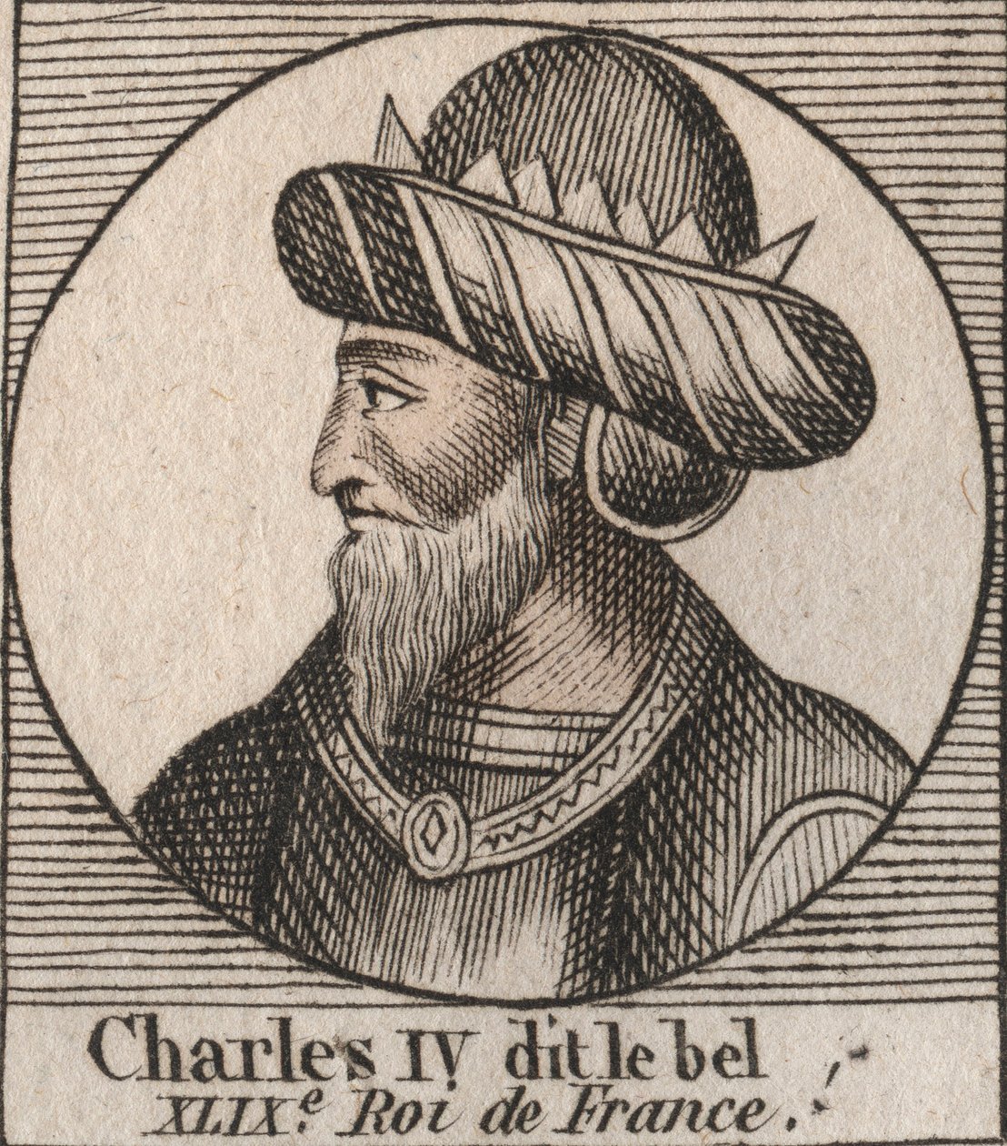 Portrait de Charles IV le Bel - Unknown