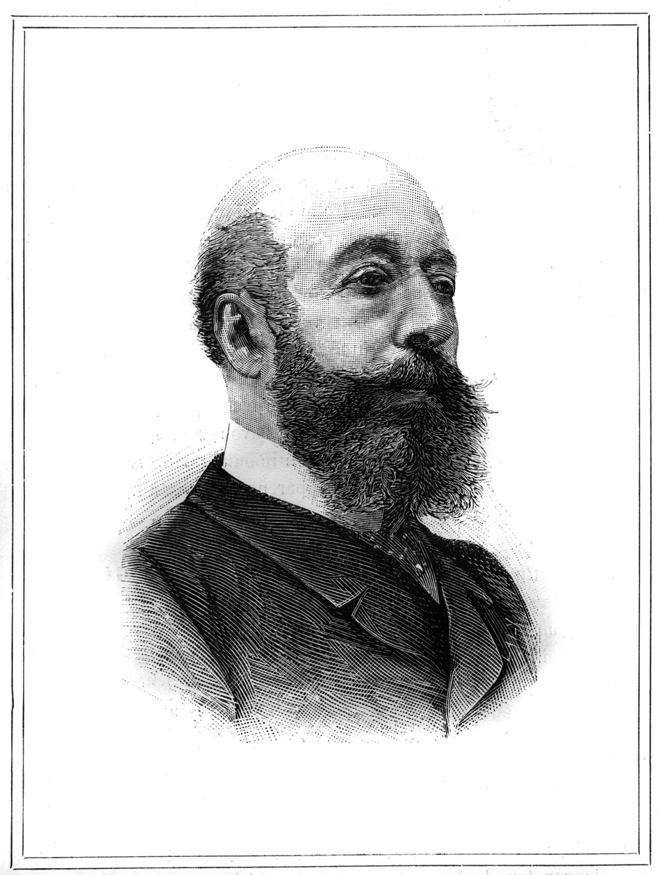 Portrait de Charles Lambert de Sainte Croix, homme politique français. Gravure dans « Le Monde Illustré » - Unknown artist