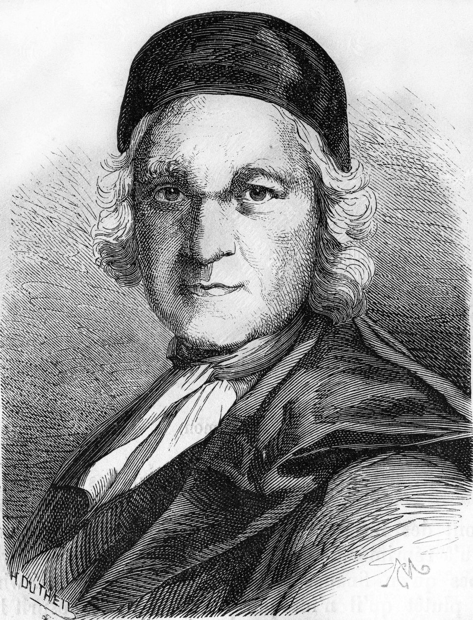 Portrait de Charles de Marguetel de Saint-Denis de Saint-Évremond (1613-1703), écrivain français. - Unknown artist