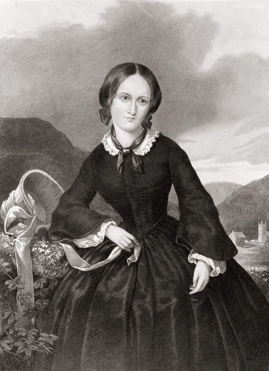 Portrait de Charlotte Brontë (1816 - 1855), poète et romancière - Unknown artist