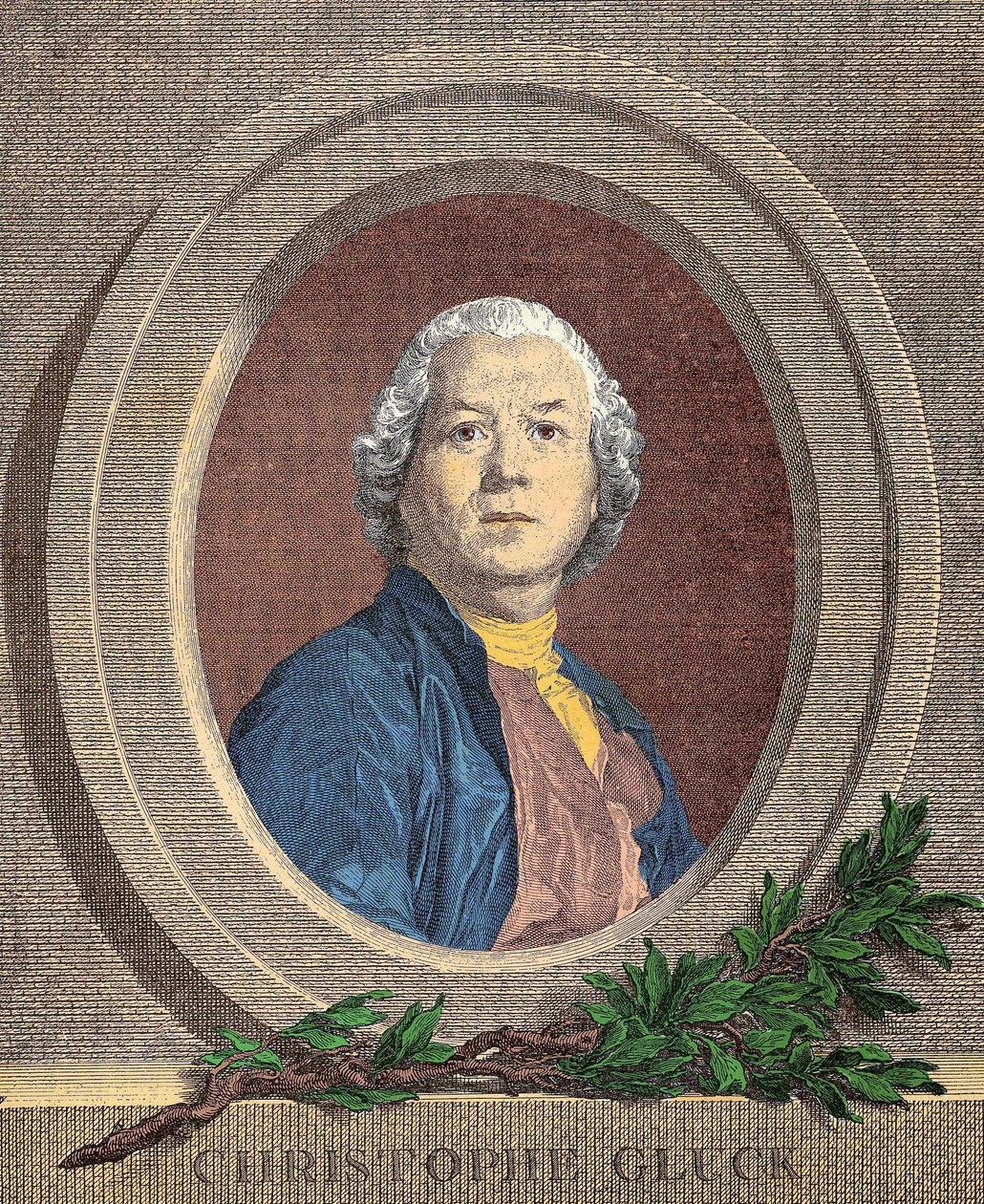Portrait de Christoph Willibald, chevalier VON GLUCK (1714 - 1787) compositeur allemand - Unknown artist