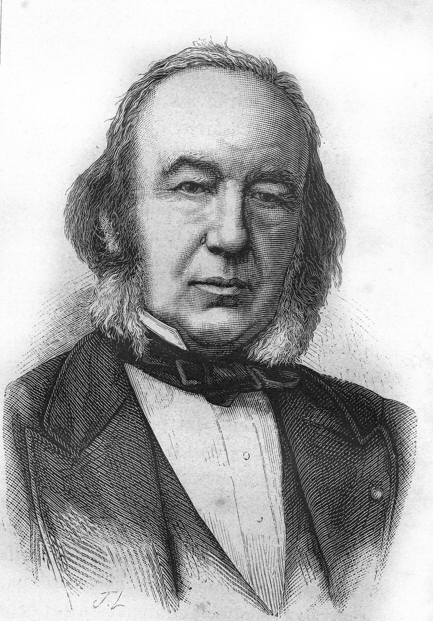 Portrait de Claude Bernard (1813 - 1878) physiologiste français - dans "L
