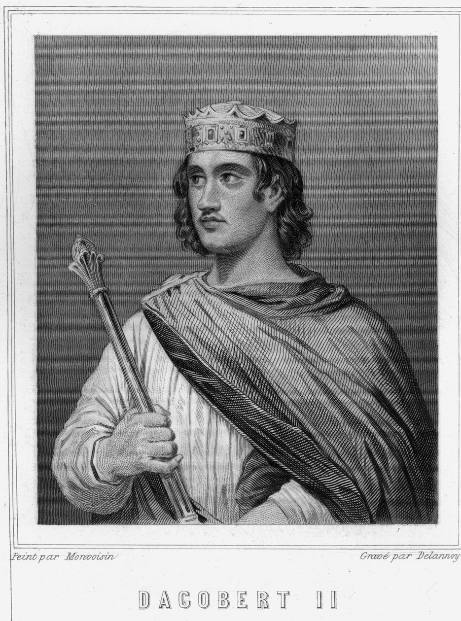 Portrait de Dagobert II (? -?) , roi d