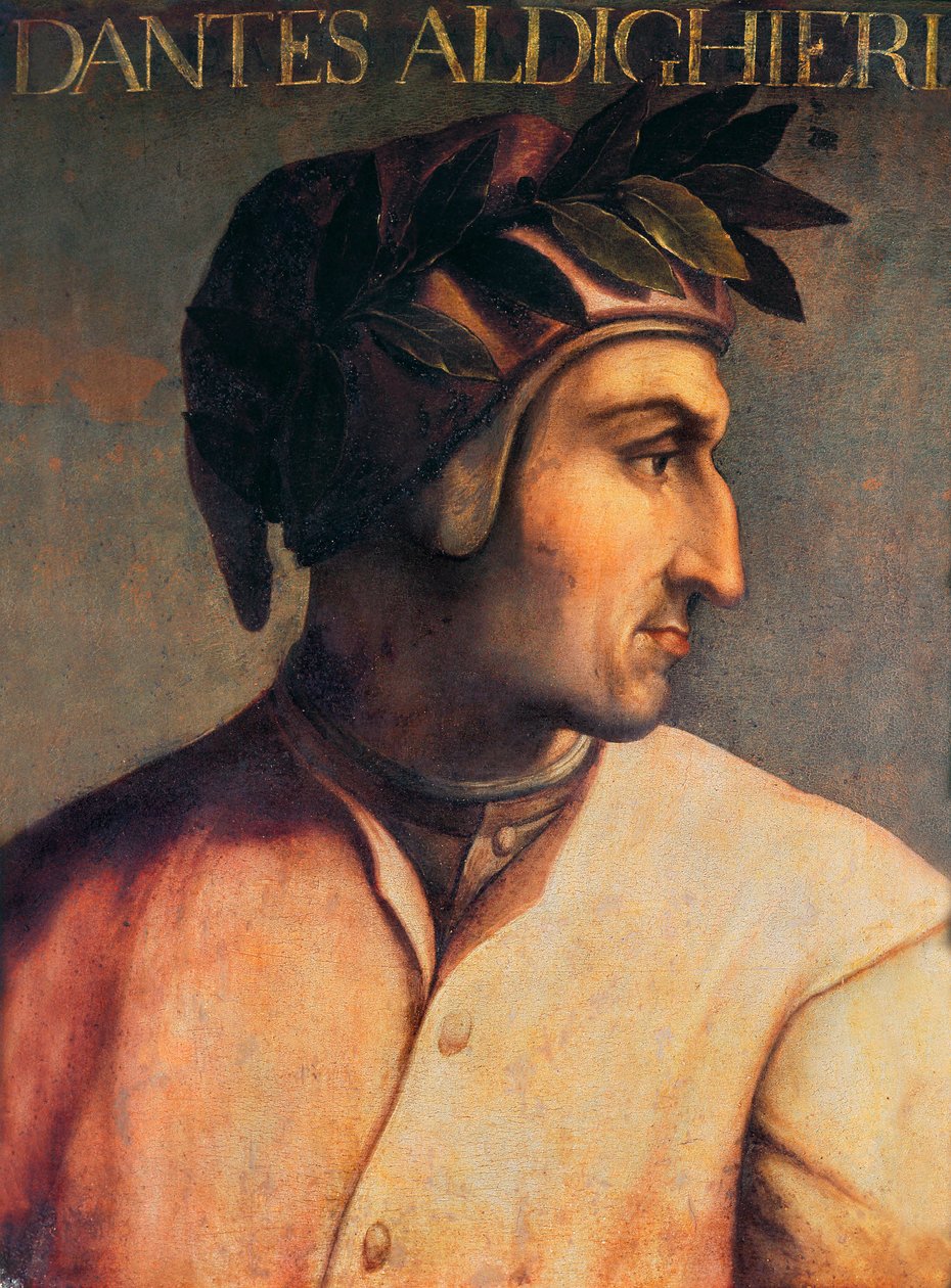 Portrait de Dante Alighieri (1265-1321) - Unknown artist