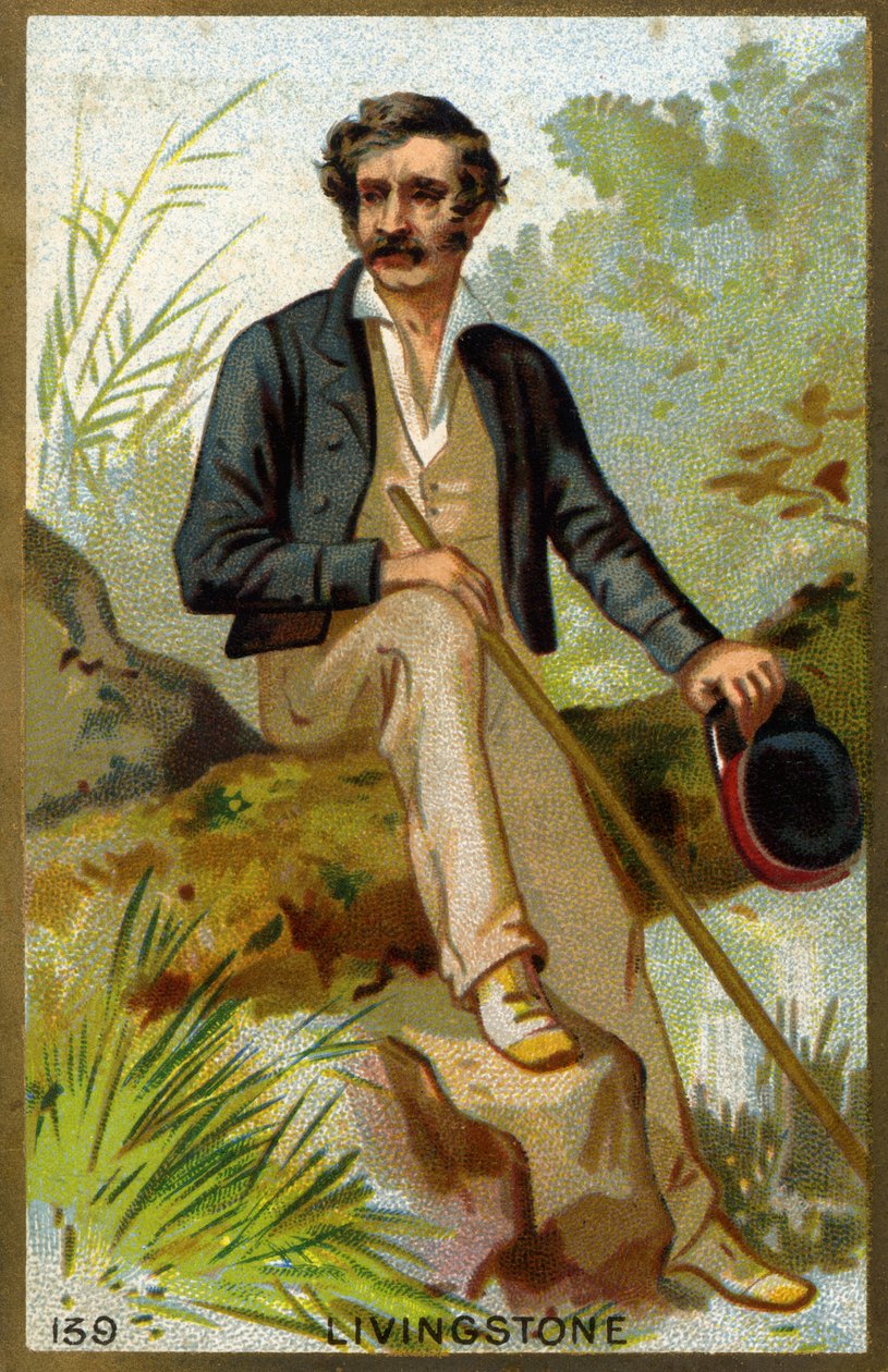 Portrait de David Livingstone, missionnaire et explorateur britannique - Unknown artist