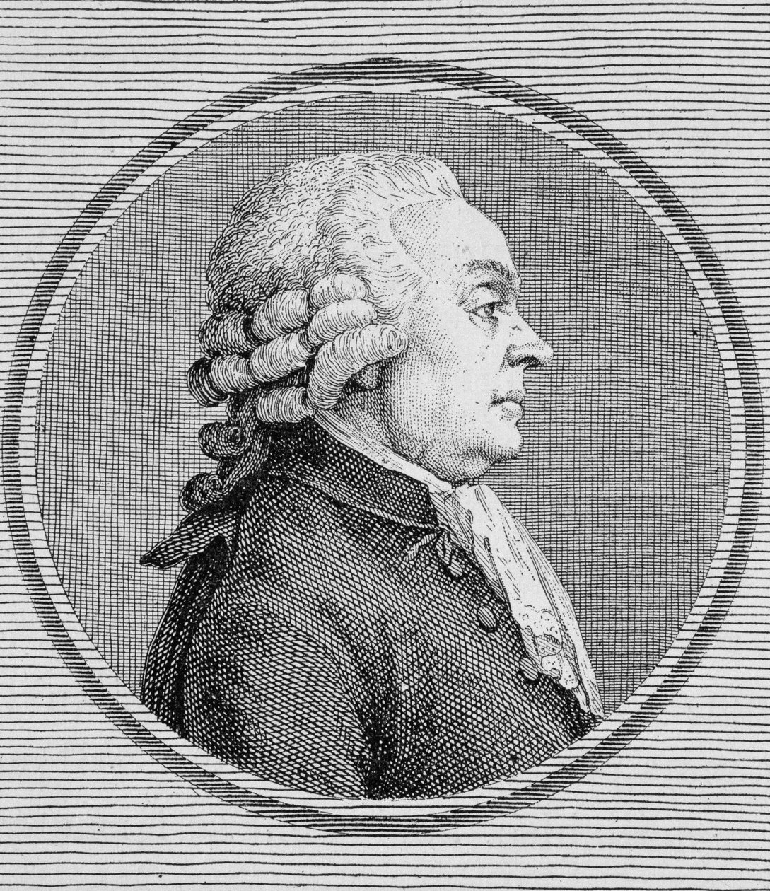 Portrait de Dionis du Séjour (1734 - ?). Gravure de la fin du XIXe siècle dans « Histoire de France » par H. Martin. - Unknown artist
