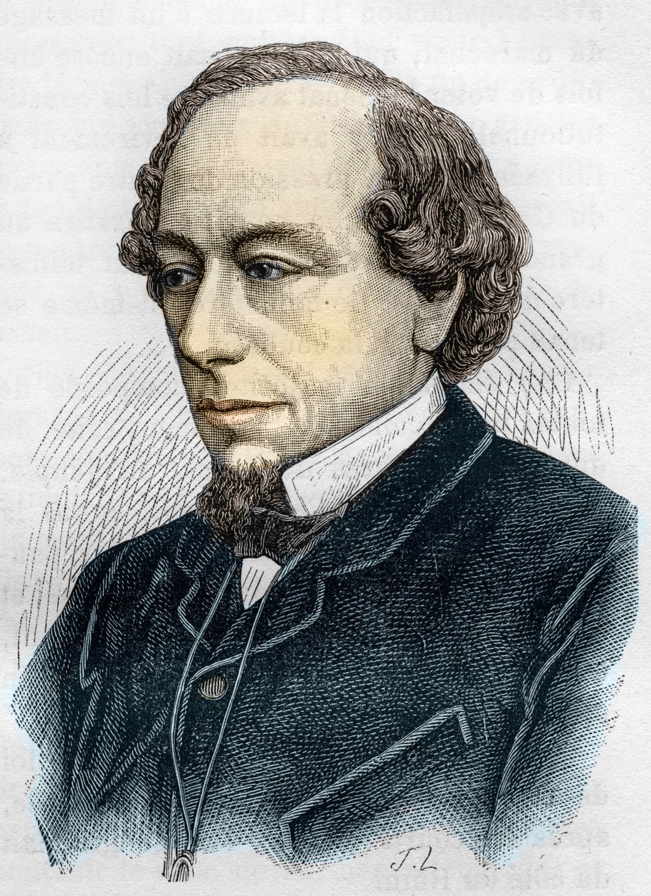 Portrait de Benjamin Disraeli (Lord Beaconsfield) - Unknown artist