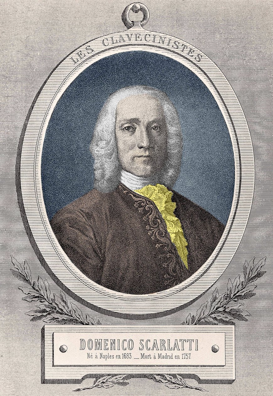 Portrait de Domenico Scarlatti, compositeur italien - Unknown artist