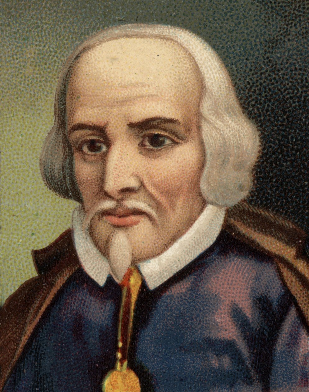Portrait de Don Pedro Calderón de la Barca (1600-1681), poète dramatique espagnol. - Unknown artist