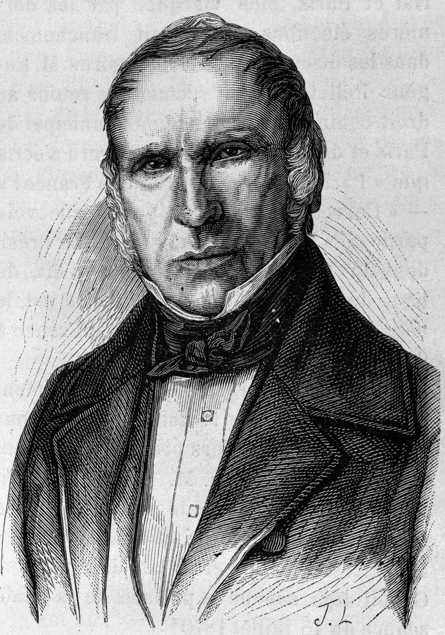 Portrait de Dupin Aîné (1783-1865). Gravure de la fin du 19e siècle dans « Histoire de France » de H. Martin - Unknown artist