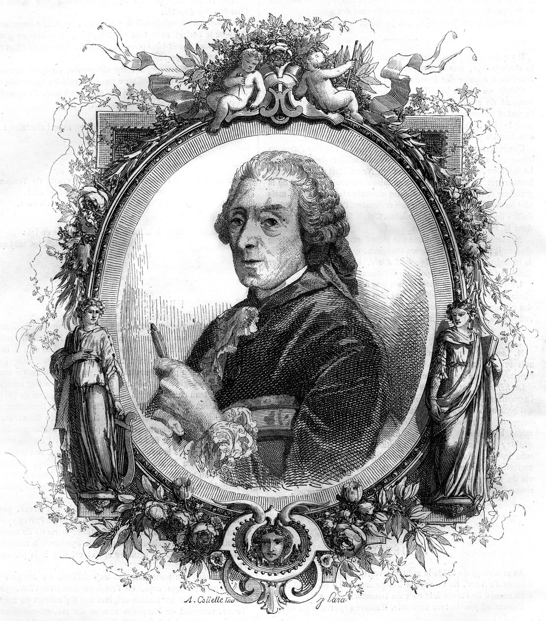 Portrait du peintre anglais François Boucher (1703-1770) - Unknown artist