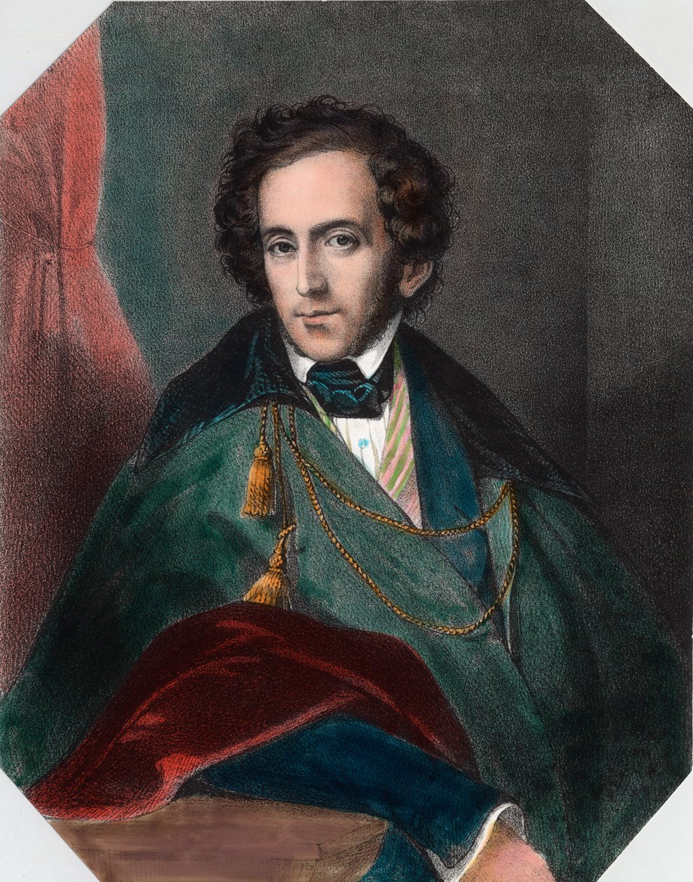 Portrait de Felix Mendelssohn (1809-1847), chef d