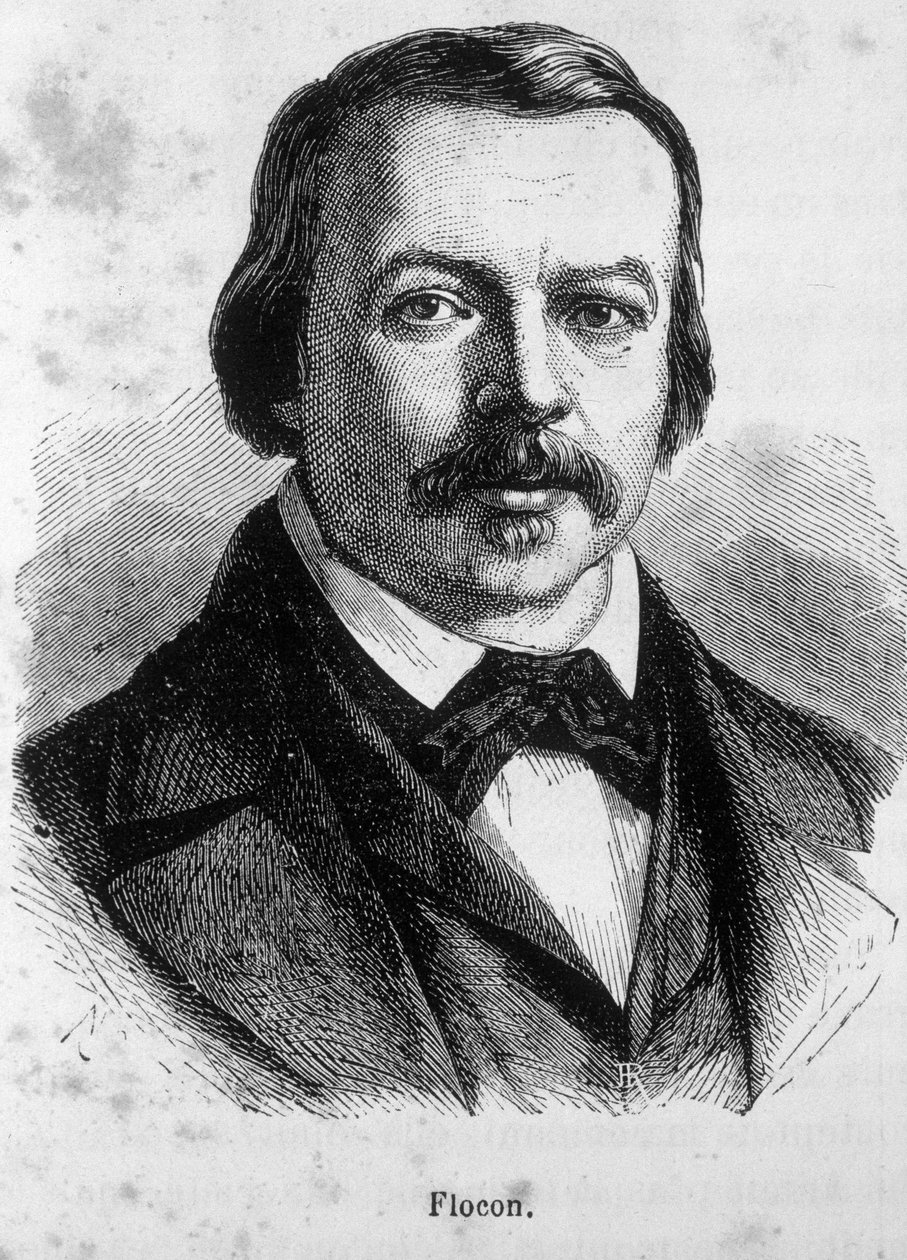 Portrait de Flocon, journaliste et homme politique français (1800 - 1866) - Unknown artist
