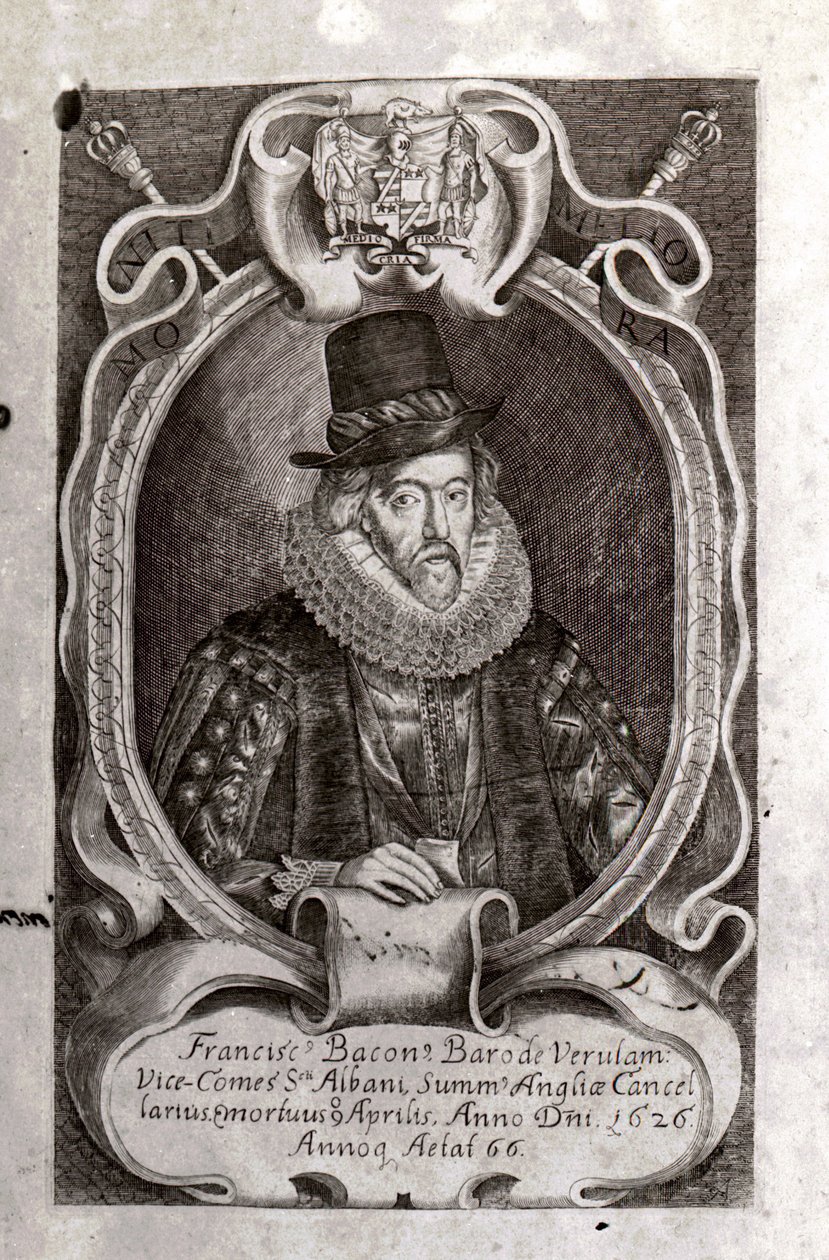 Portrait de Francis Bacon (1561 - 1626) - Unknown artist