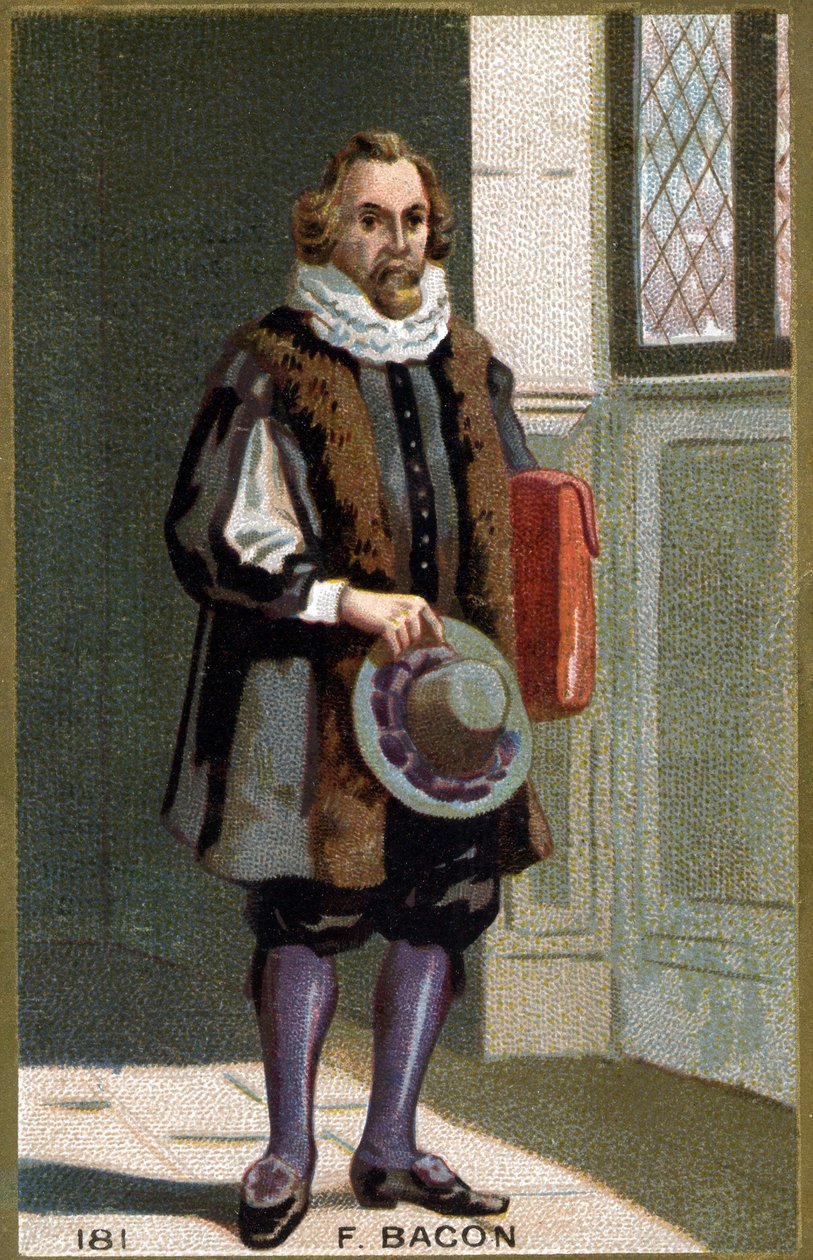 Portrait de Francis Bacon Baron Verulam (1561 - 1626) homme d