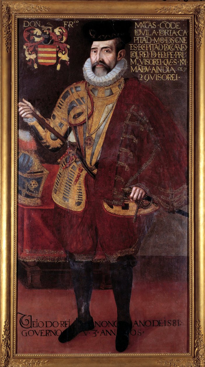 Portrait de Francisco de Mascarenhas (16e siècle) Vice-roi des Indes - Unknown artist
