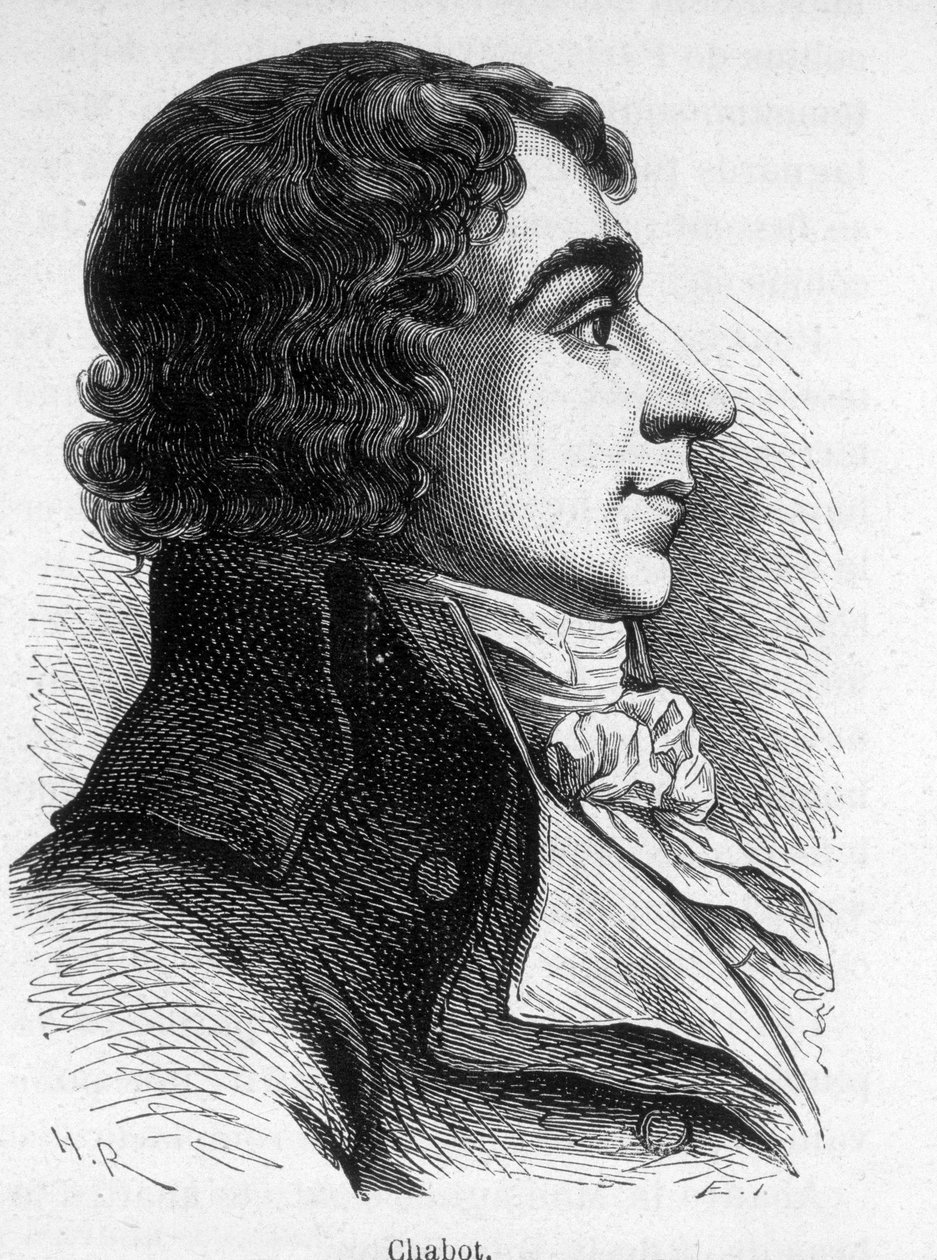 Portrait de François Chabot, homme politique français. - Unknown artist