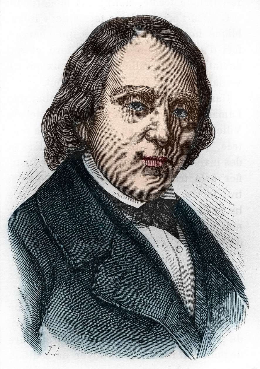 Portrait de François Vincent Raspail (1794-1878), biologiste, chimiste et homme politique français. - Unknown artist