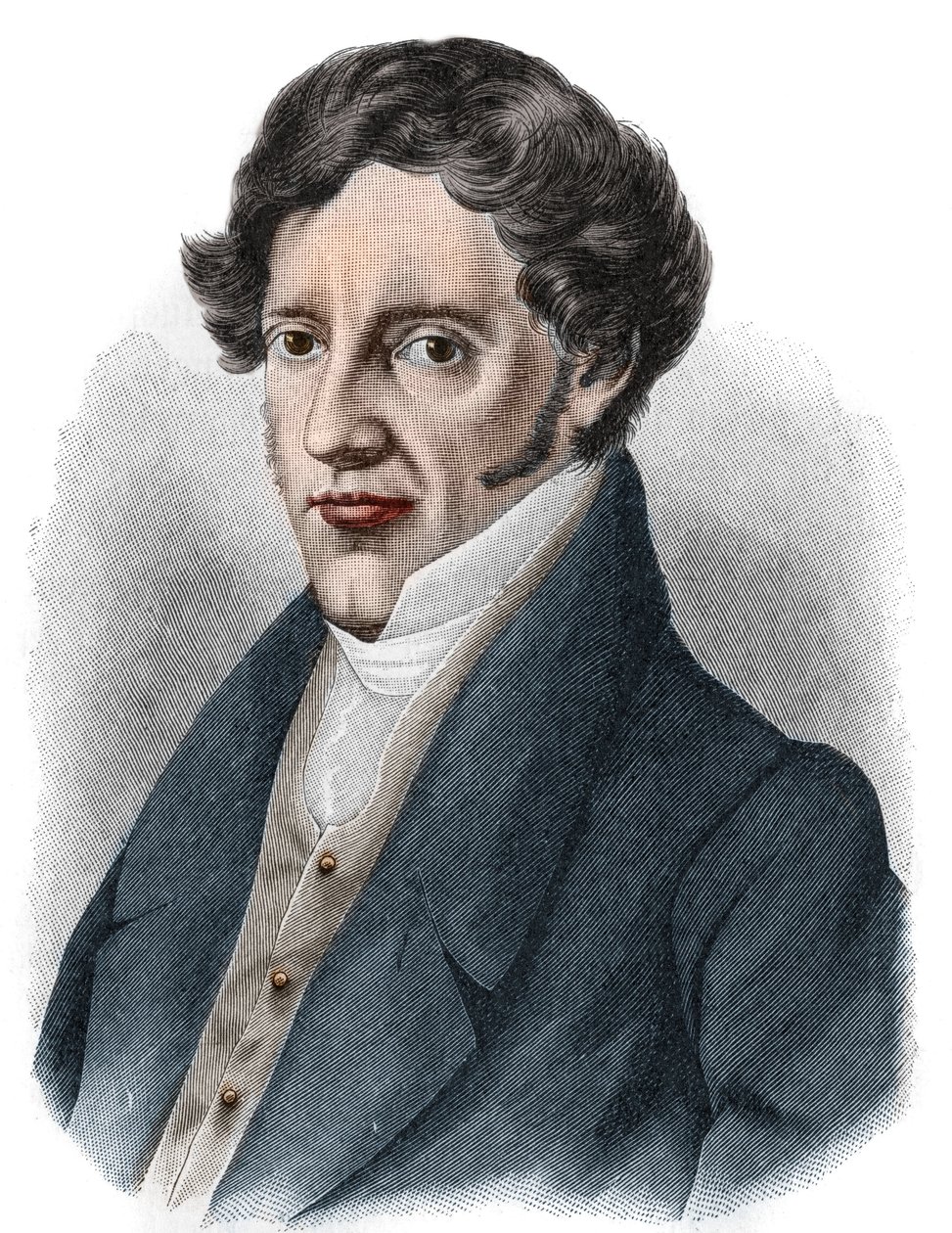 Portrait de Franz Grillparzer (1791-1872), dramaturge autrichien - Unknown artist