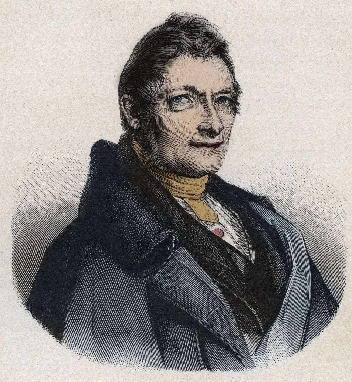 Portrait de Franz Xaver Gabelsberger (1789-1849) inventeur anglais - Unknown artist