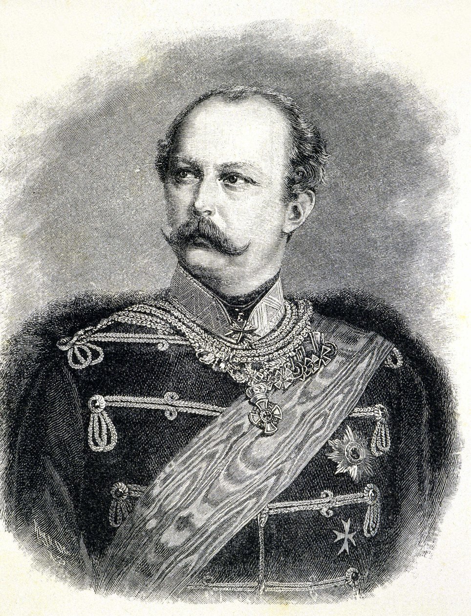 Portrait de Frédéric Charles de Prusse (1828 - 1885), neveu de Guillaume I - Unknown artist