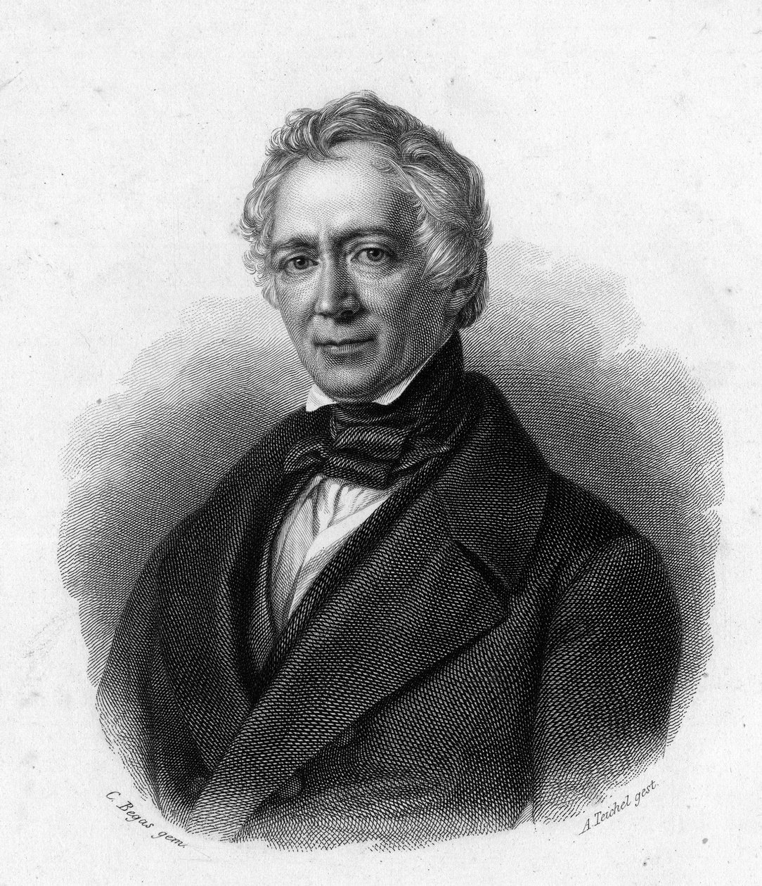 Portrait de Friedrich Ludwig von Raumer, historien allemand (1781-1873) - Unknown artist