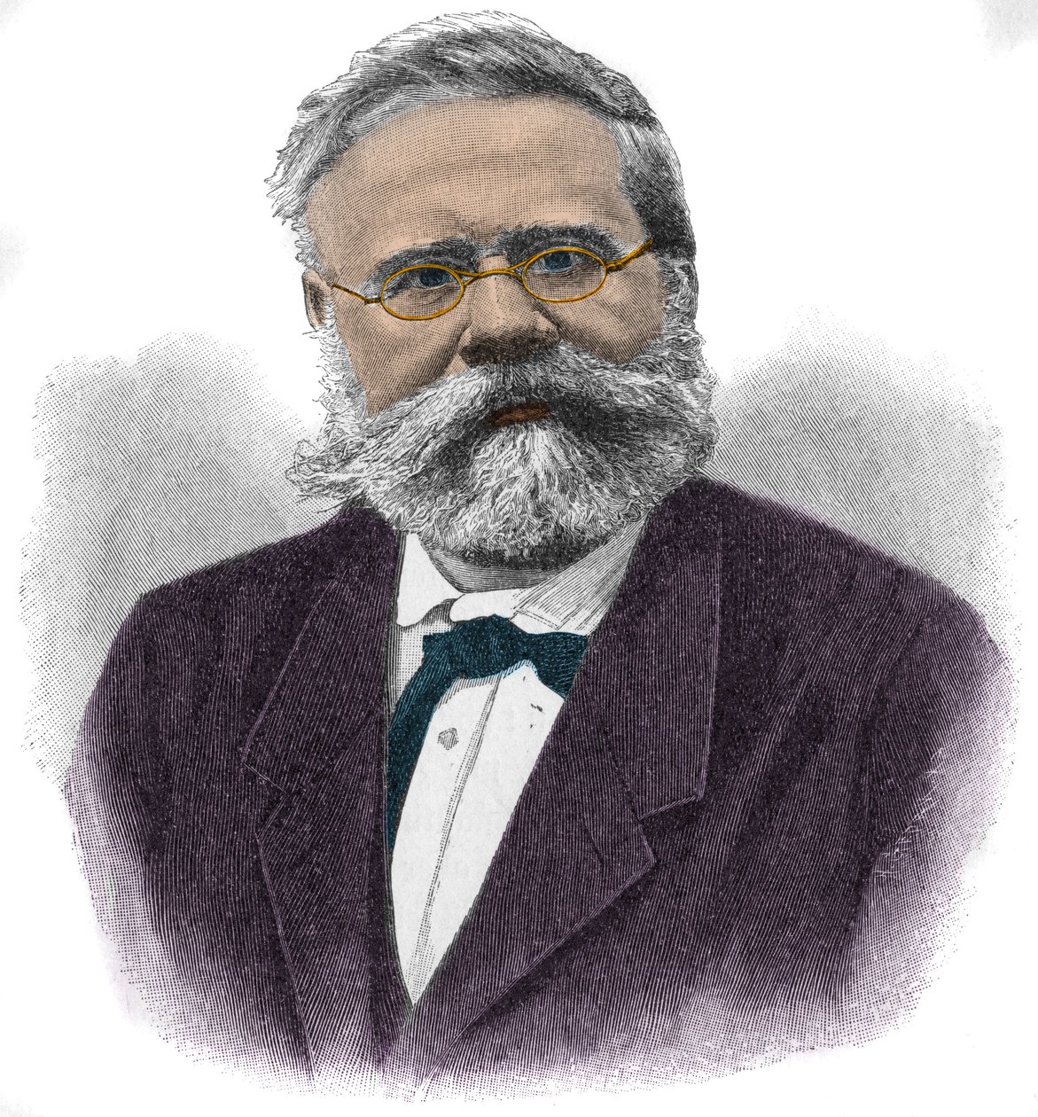 Portrait de Fritz Reuter (1810-1874) écrivain allemand - Unknown artist