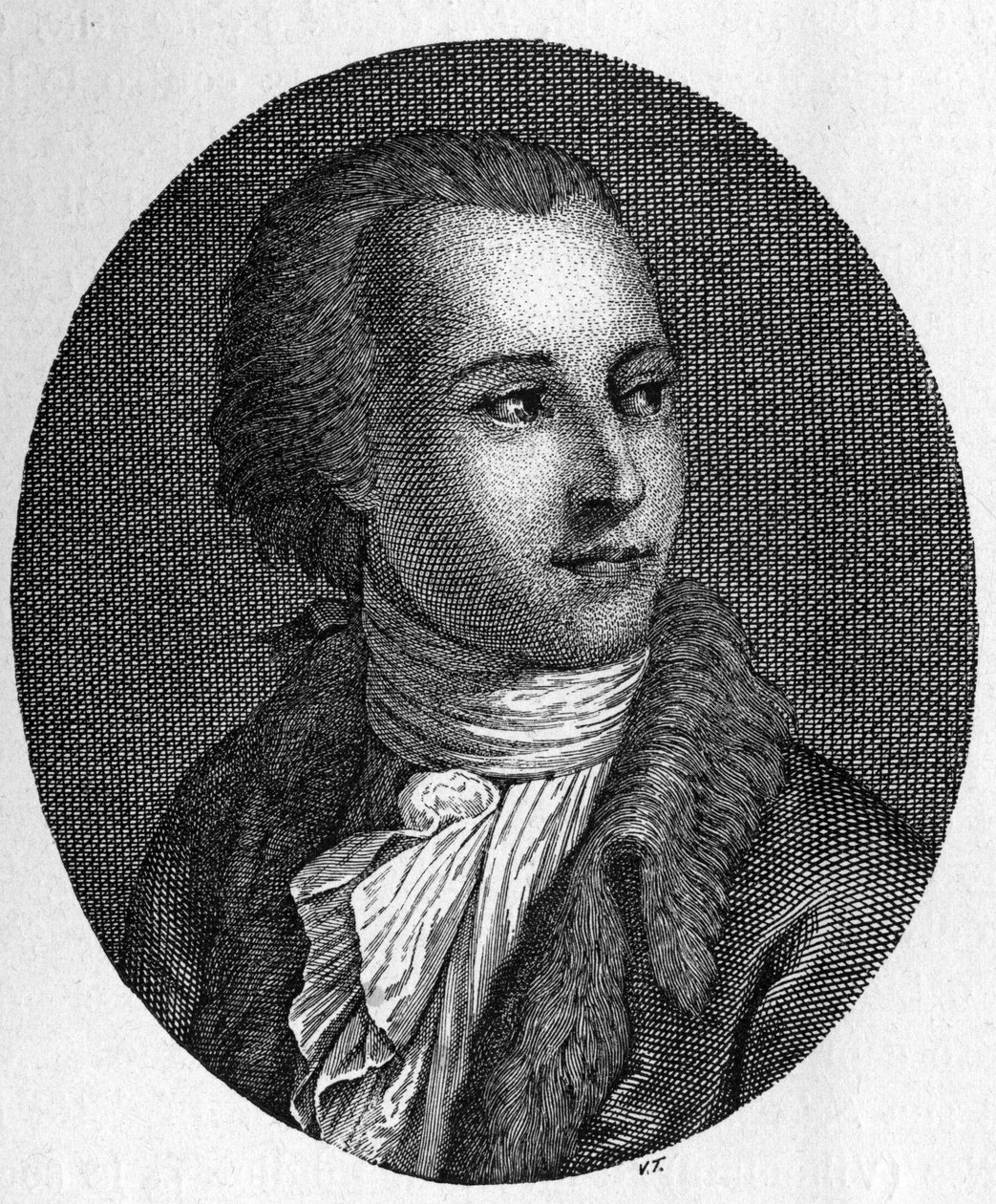 Portrait de Gaetano Filangeri (1752-1788). Juriste et pédagogue italien - Unknown artist