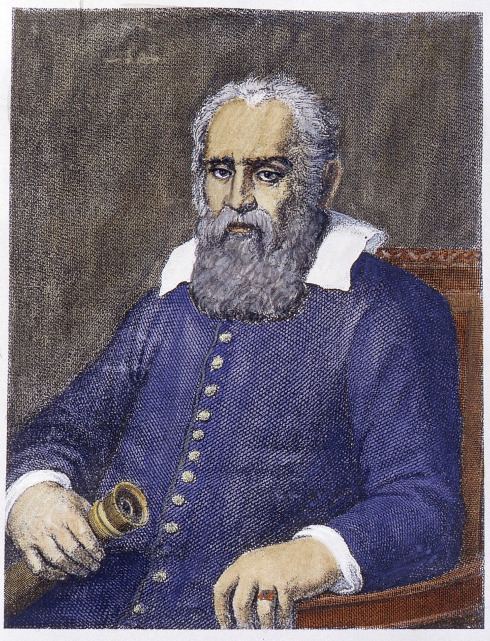 Portrait de Galileo Galilei dit Galilée (1564 - 1642) - Unknown artist