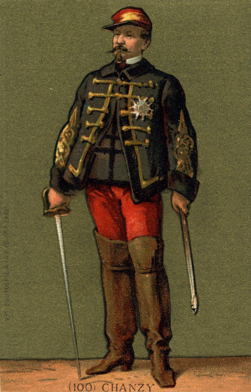 Portrait du Général Chanzy (1823 - 1883) Chromolithographie de la fin du 19e siècle - Unknown artist