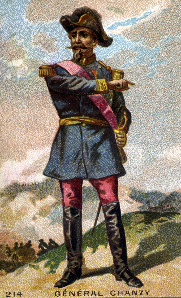Portrait du Général Chanzy (1823 - 1883). Chromolithographie de la fin du 19ème siècle - Unknown artist