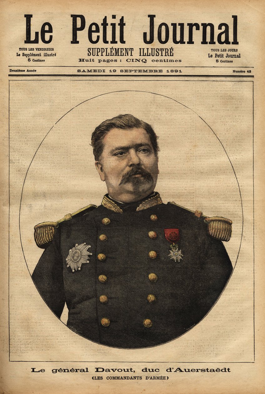 Portrait du général Léopold Davout, duc d